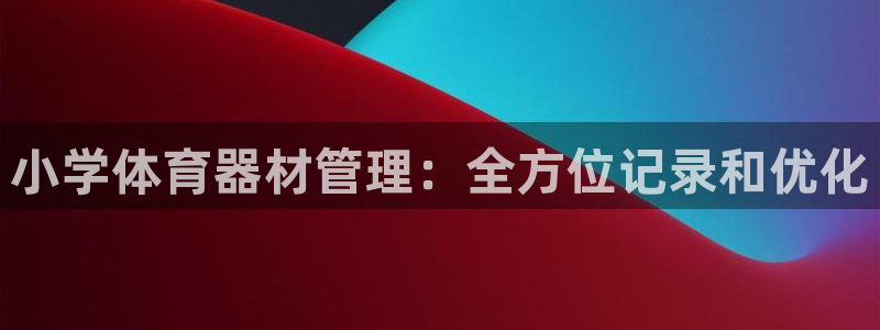 耀世天下：小学体育器材管理：全方位记录和优化