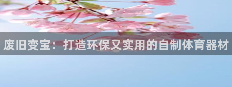 耀世团长：废旧变宝：打造环保又实用的自制体育器材