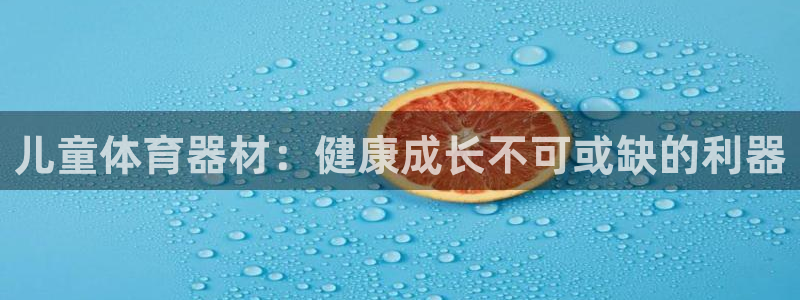 耀世集团董事长：儿童体育器材：健康成长不可或缺的利器